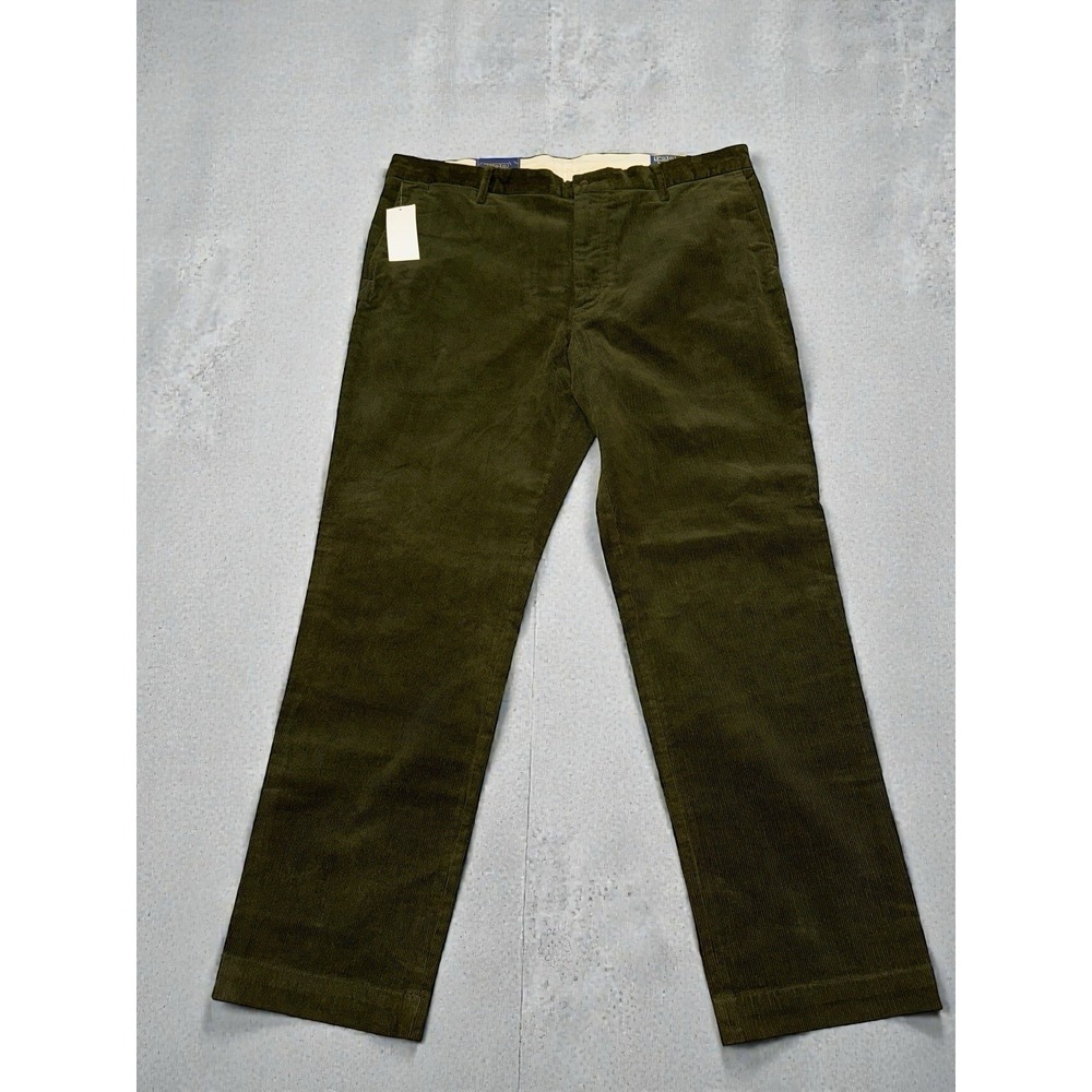 Polo Ralph Lauren Stretch Slim Fit Corduroy Pants –‎ Olive – Men's 38x30